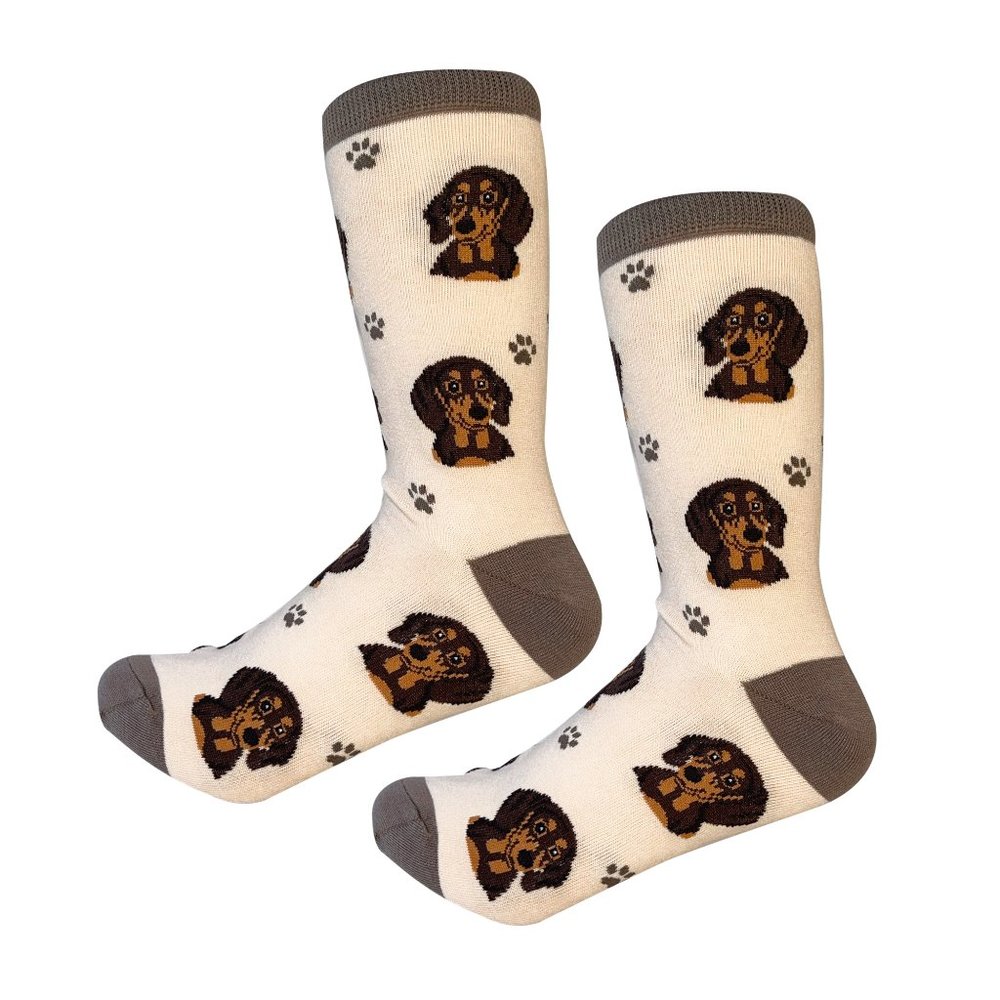 🐾 Cute Dachshund Socks – Fun Unisex Dog Lover Socks – Cozy & Quirky1